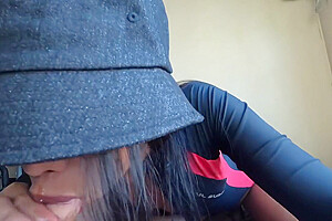 Daisy Ladyboy Blowjob Black Hat