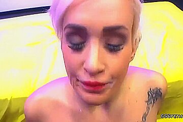 Daisy Lee In Gets Gangbang And Cums In Mouth