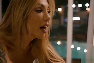 Dante confess his love to her TS stepmom Eva Paradis and fucks her