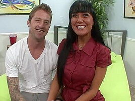 Dark Haired Beauty Sucks And Fucks His Big Dick With Mahina Zaltana