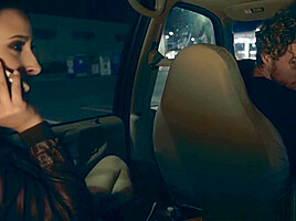 Deepthroating Babe Screwed Hard In A Car