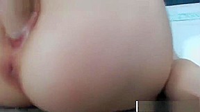 Delicious Natural-Titted Chick Has An Intense Masturbation