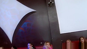 Delicious amateurs getting wet while sucking stripper cock
