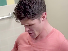 Devin Franco And Jack Hunter In Public Toilet Oral With And