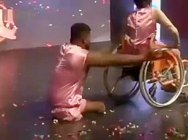 Disabled sensual dance