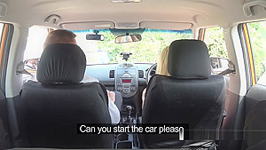 Driving School Examiner Bangs Petite Blonde