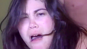 Eager wife takes 2 good loads in her face