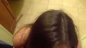 Eager wife takes 2 good loads in her face