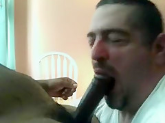 Ebon pecker spit polished, unfathomable throated