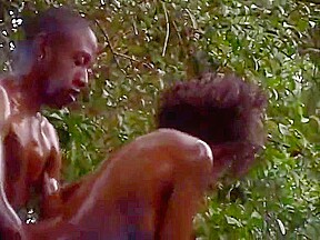 Ebony Babe And Black Stud Have Slippery Fuck Session