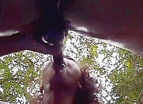 Ebony Babe And Black Stud Have Slippery Fuck Session
