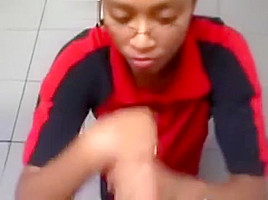 Ebony Convenient Store Blowjob