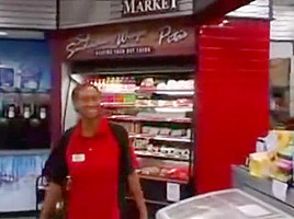 Ebony Convenient Store Blowjob