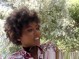 Ebony Hottie Rides Cock