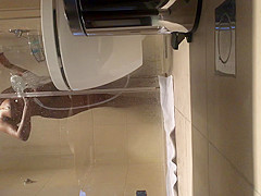 Ebony Joy teen 18+ shower spy vid 3
