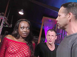 Ebony Whore Gangbanged