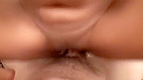 Ebony honey Diamond takes his white cock in the bathroom and the bed