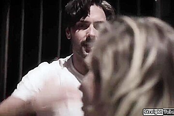 Eliza Jane In Stranger Fucks A Petite Blonde Babe So They Get Out Of Jail