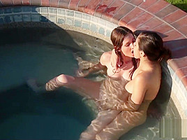 Ellena Woods and Nina North in Drowning In Her Flower