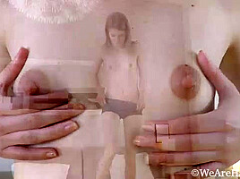 Emaza Strips Nude In Bed After Writing In Bed