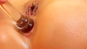 Emily Continues To Fuck Herself Deeper And Faster In The