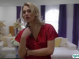 Emma Rose In Blonde Ts Deepthroat And Anal