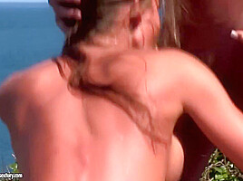 Enjoys Anal Sex By The Beach - Nessa Devil