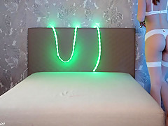Erotic Adventures Of A Sexy White Babe With Two Tails  Passionate Amateur Fuck