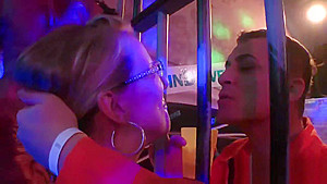 Erotic babes blow penis and enjoy poking and sex orgy