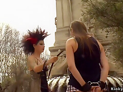 Euro Sub Sodomized Banged In Public Outdoor