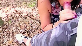 Exotic Brunette, Outdoor adult scene