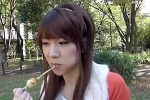 Exotic Japanese gal In avid Outdoor JAV Clip