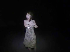 Exotic Japanese model Alice Hoshi in Amazing Threesomes, Outdoor JAV movie