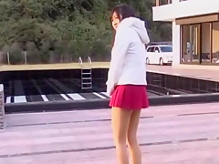 Exotic Japanese slut Nana Ogura in Crazy Threesomes, Outdoor JAV clip