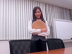 Exotic Japanese whore Aoki Misora in Horny Secretary, Swallow/Gokkun JAV movie