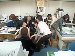 Exotic Japanese whore in Hottest Office JAV video