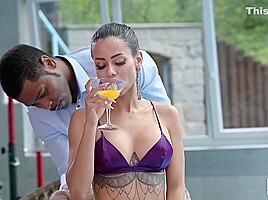 Exotic Latina Gets Deep Anal Sex With Manservan With Canela Skin