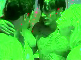 Exotic amateur Threesomes, Brunette sex video