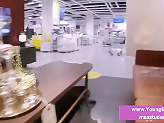 Extreme Jerk Off In Ikea Shop (huge Cock)