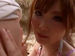 Fabulous Japanese girl Rina Kato in Incredible Blowjob, Couple JAV video