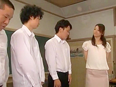 Fabulous Japanese slut Maki Hojo in Amazing Doggy Style JAV scene