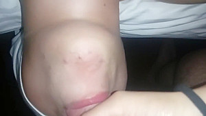 Facefucking pussy rubbing sweet tits