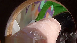 Fake cum bukakke for blonde slut