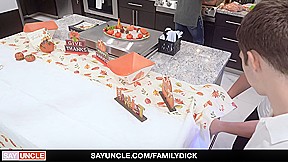 FamilyDick - Young Twink Bonds With New Step Dads Cock