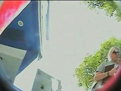 Fantastic upskirt video filmed by a guy on camera