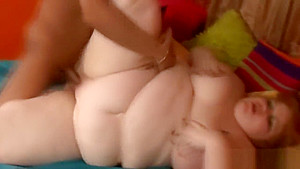 Fat Bimbo Relishing a Hard Cock