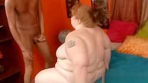 Fat Bimbo Relishing a Hard Cock