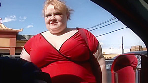 Fat Bimbo Relishing a Hard Cock