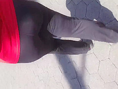 Fat booty white mature walking