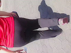 Fat booty white mature walking